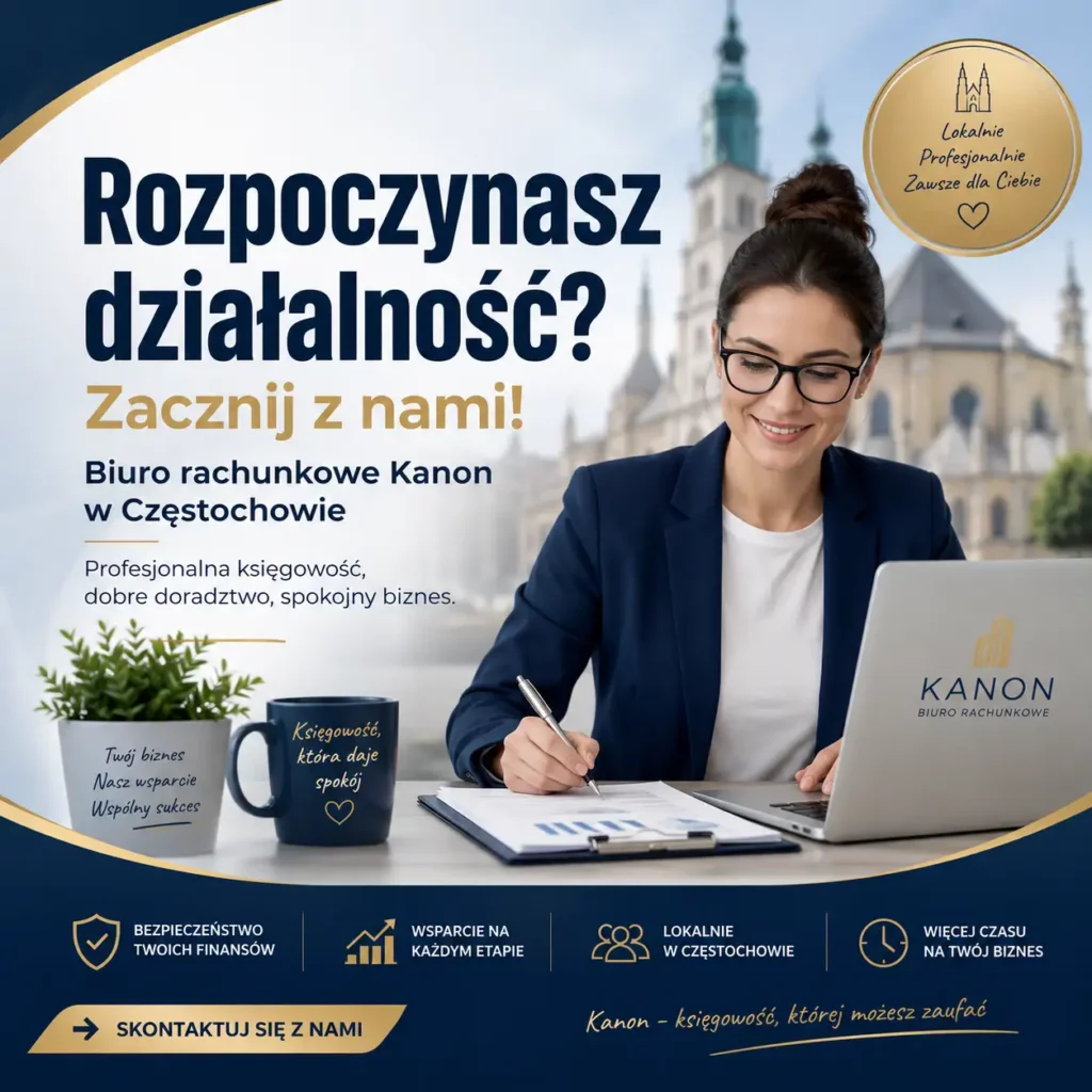 Zakładasz Działalność Gospodarczą W Częstochowie